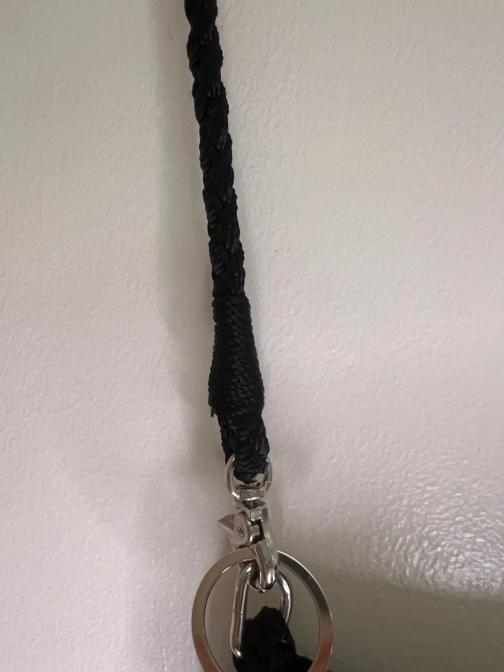 The Sak Black Crochet Shoulder Bag Boho Knit Purse Zip Pocket